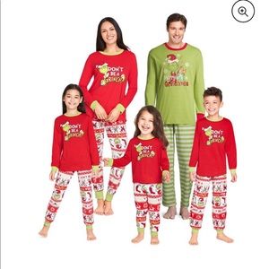 Grinch Christmas pajama set with bonus pair of pajama pants